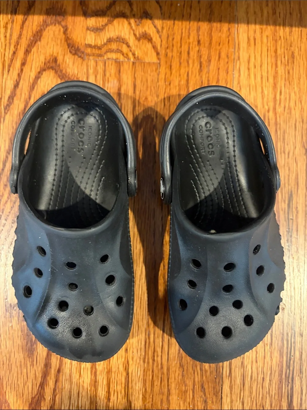 CROCS Kids Black Classic Clog Water Shoes